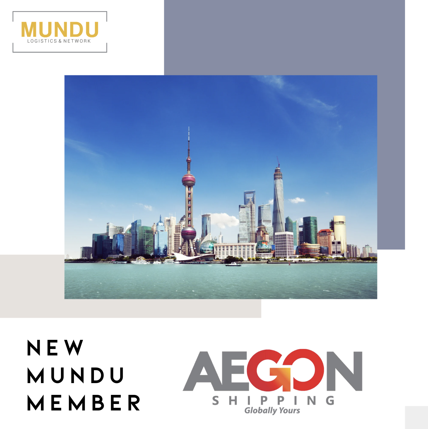 Aegon Shipping LLC from Dubai - joins MUNDU